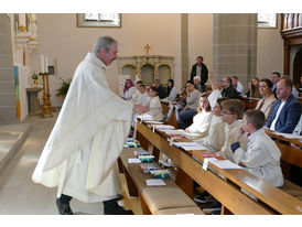 Dankgottesdienst der Kommunionkinder (Foto: Karl-Franz Thiede)